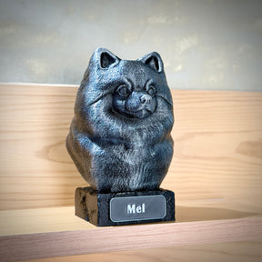 The Real love Bust🐶❤️ ( busto pet nome personalizado) Arte Premium Decorativa  de Luxo Pintada a Mão