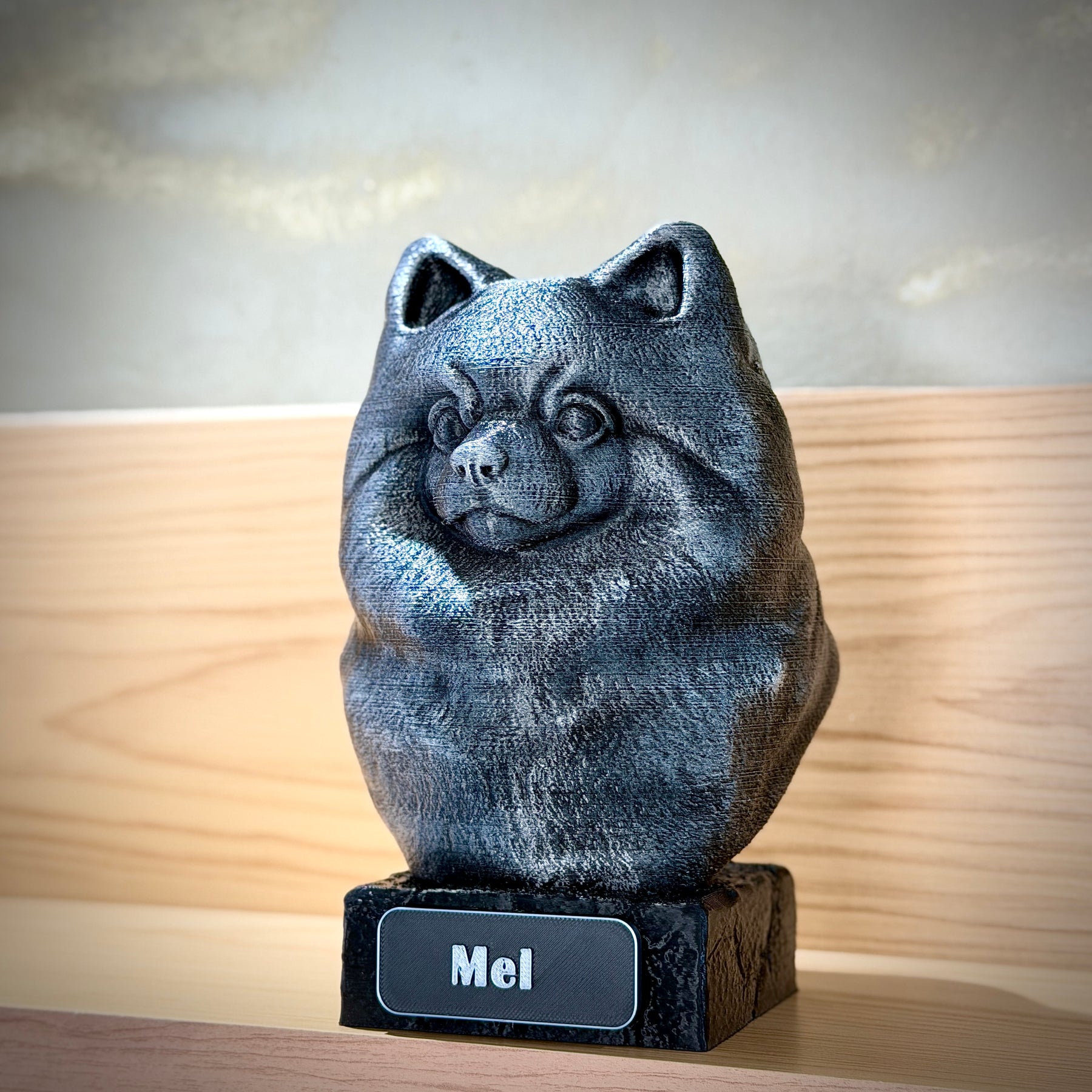 The Real love Bust🐶❤️ ( busto pet nome personalizado) Arte Premium Decorativa  de Luxo Pintada a Mão