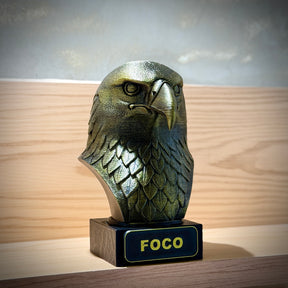 Kit 3 Bustos Premium Decorativos Aguia Foco, Tigre Força, Leão Fé, de Luxo pintados a mão, Pronta entrega