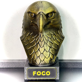 Kit 3 Bustos Premium Decorativos Aguia Foco, Tigre Força, Leão Fé, de Luxo pintados a mão, Pronta entrega