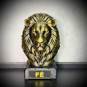 Kit 3 Bustos Premium Decorativos Aguia Foco, Tigre Força, Leão Fé, de Luxo pintados a mão, Pronta entrega