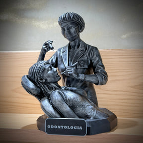 The Dentistry Legacy ( Figure decorativa Profissoes: Odontologia)  Premium Decorativo  de Luxo pintado a mão, Pronta entrega