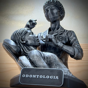 The Dentistry Legacy ( Figure decorativa Profissoes: Odontologia)  Premium Decorativo  de Luxo pintado a mão, Pronta entrega