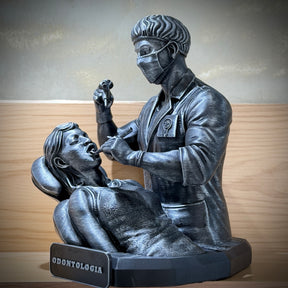 The Dentistry Legacy ( Figure decorativa Profissoes: Odontologia)  Premium Decorativo  de Luxo pintado a mão, Pronta entrega