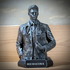 The Medicine Legacy ( Figure decorativa Profissoes: Medicina)  Premium Decorativo  de Luxo pintado a mão, Pronta entrega