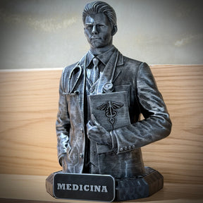 The Medicine Legacy ( Figure decorativa Profissoes: Medicina)  Premium Decorativo  de Luxo pintado a mão, Pronta entrega
