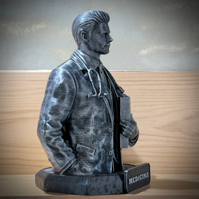 The Medicine Legacy ( Figure decorativa Profissoes: Medicina)  Premium Decorativo  de Luxo pintado a mão, Pronta entrega