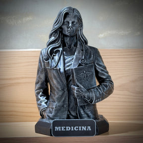 The Medicine Legacy ( Figure decorativa Profissoes: Medicina)  Premium Decorativo  de Luxo pintado a mão, Pronta entrega