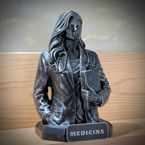 The Medicine Legacy ( Figure decorativa Profissoes: Medicina)  Premium Decorativo  de Luxo pintado a mão, Pronta entrega