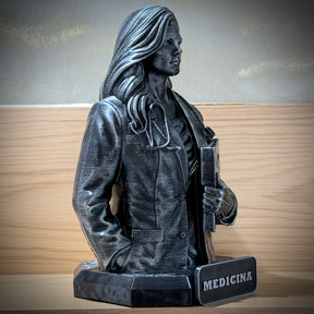 The Medicine Legacy ( Figure decorativa Profissoes: Medicina)  Premium Decorativo  de Luxo pintado a mão, Pronta entrega