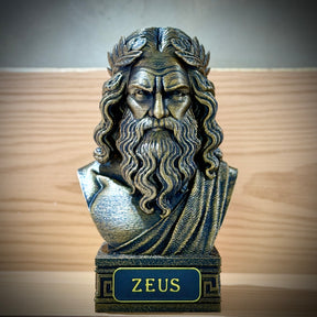 The Olympian gods – Kit 3 Bustos  Zeus, Poseidon & Hades Premium Decorativo  de Luxo pintado a mão, Pronta entrega