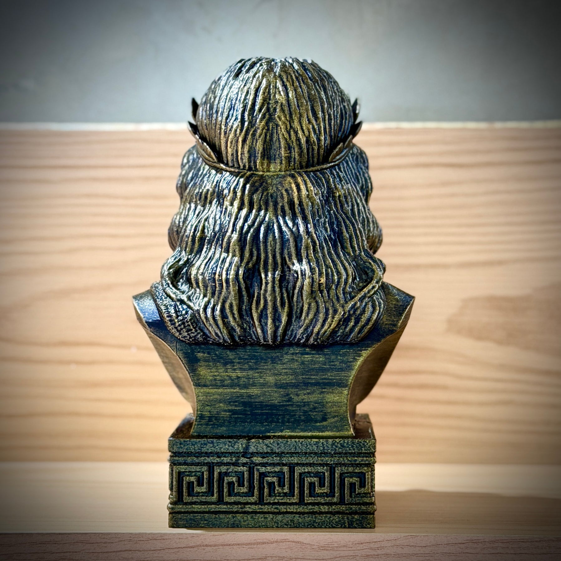 The Olympian gods – Kit 3 Bustos  Zeus, Poseidon & Hades Premium Decorativo  de Luxo pintado a mão, Pronta entrega