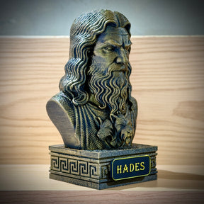 The Olympian gods – Kit 3 Bustos  Zeus, Poseidon & Hades Premium Decorativo  de Luxo pintado a mão, Pronta entrega