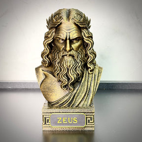 The Olympian gods – Kit 3 Bustos  Zeus, Poseidon & Hades Premium Decorativo  de Luxo pintado a mão, Pronta entrega