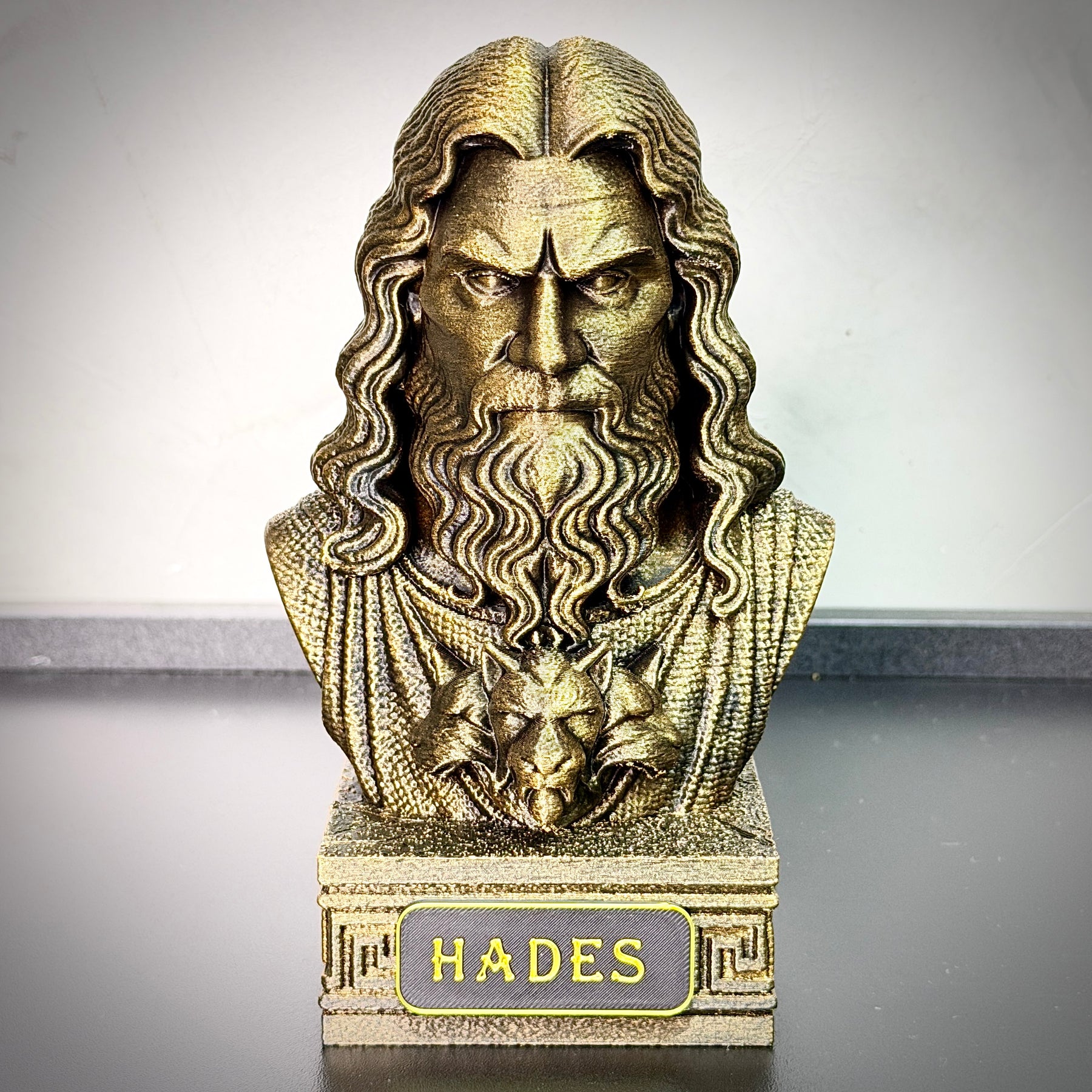 The Olympian gods – Kit 3 Bustos  Zeus, Poseidon & Hades Premium Decorativo  de Luxo pintado a mão, Pronta entrega