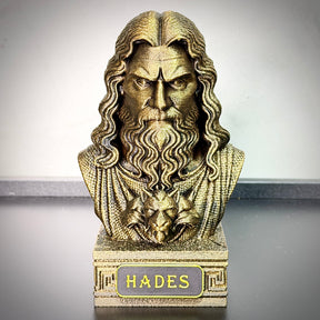 The Olympian gods – Kit 3 Bustos  Zeus, Poseidon & Hades Premium Decorativo  de Luxo pintado a mão, Pronta entrega