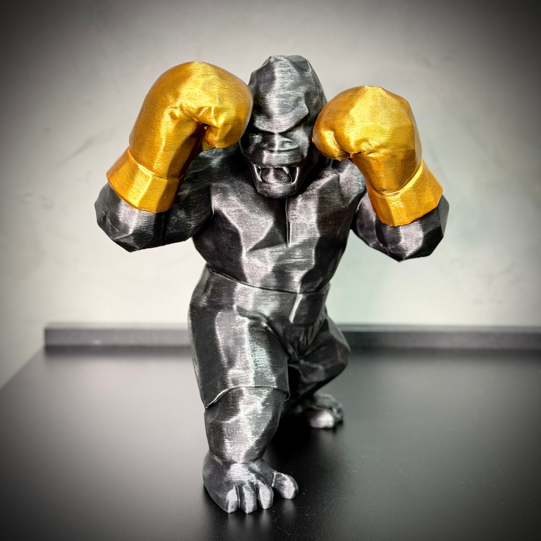 The Boxe Kong– (Figure Gorila Lutador) Premium de Luxo a mão, Pronta entrega Limitado