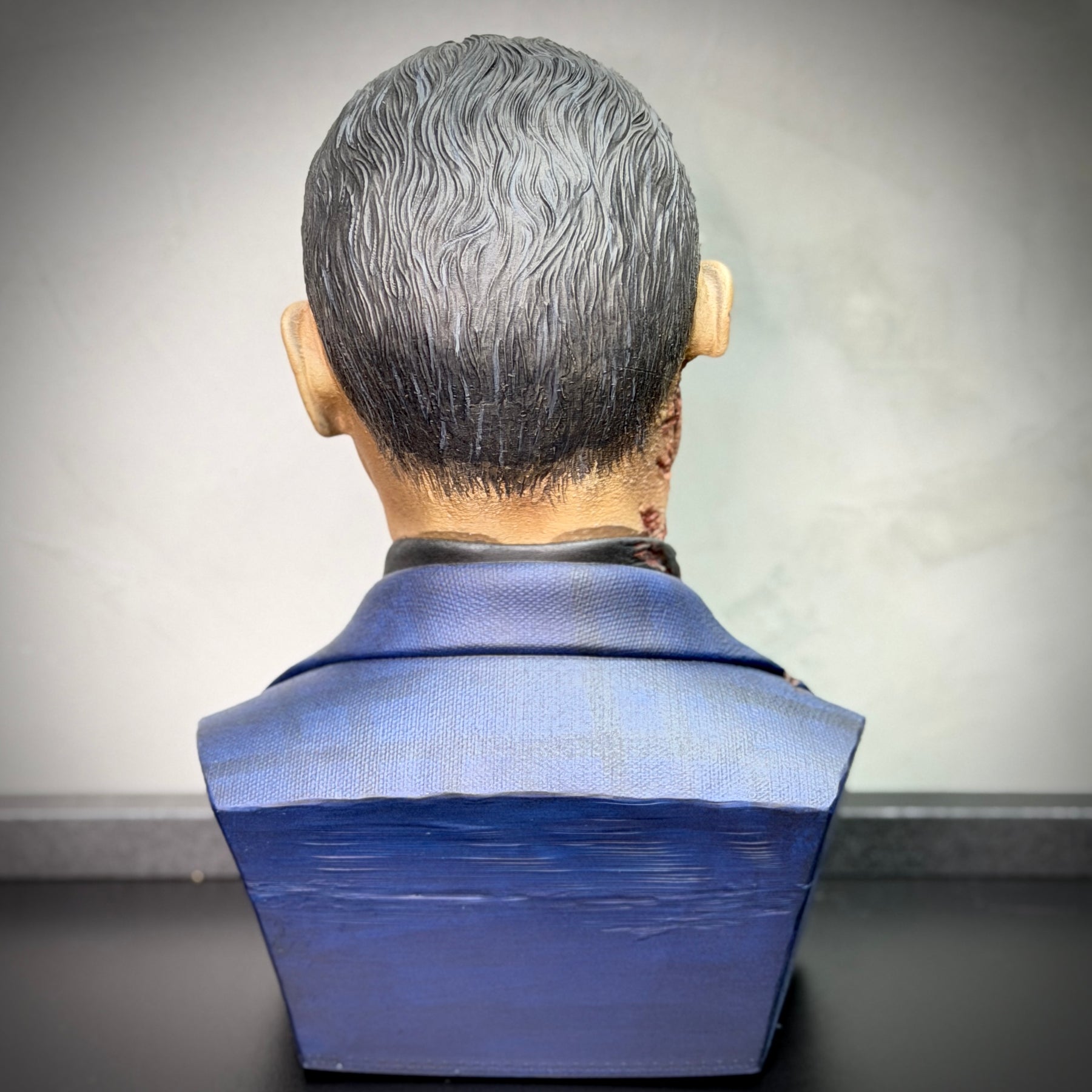 Action Figure Busto Gustavo Fring  1/4 (Breaking Bad)  de luxo Resina pintado a mão Híper Realista Pronta Entrega Peça única