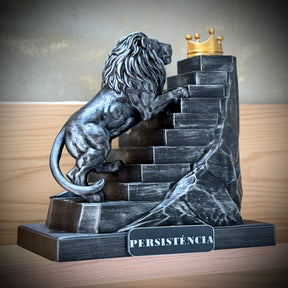 The Persistence Lion 2  – ( Figure Leão da Persistência nova versão robusta) Premium Decorativo  de Luxo pintado a mão, Pronta entrega ORIGINAL