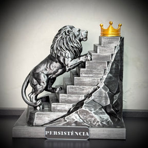 The Persistence Lion 2  – ( Figure Leão da Persistência nova versão robusta) Premium Decorativo  de Luxo pintado a mão, Pronta entrega ORIGINAL