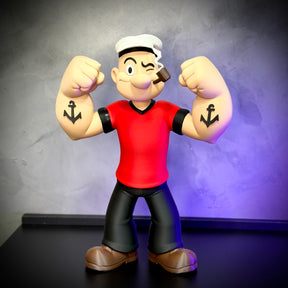 The Popeye  – ( Figure decorativa estilo Cartoon) Grande 37cm Premium de Luxo a mão, Pronta entrega