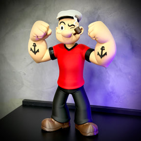 The Popeye  – ( Figure decorativa estilo Cartoon) Grande 37cm Premium de Luxo a mão, Pronta entrega