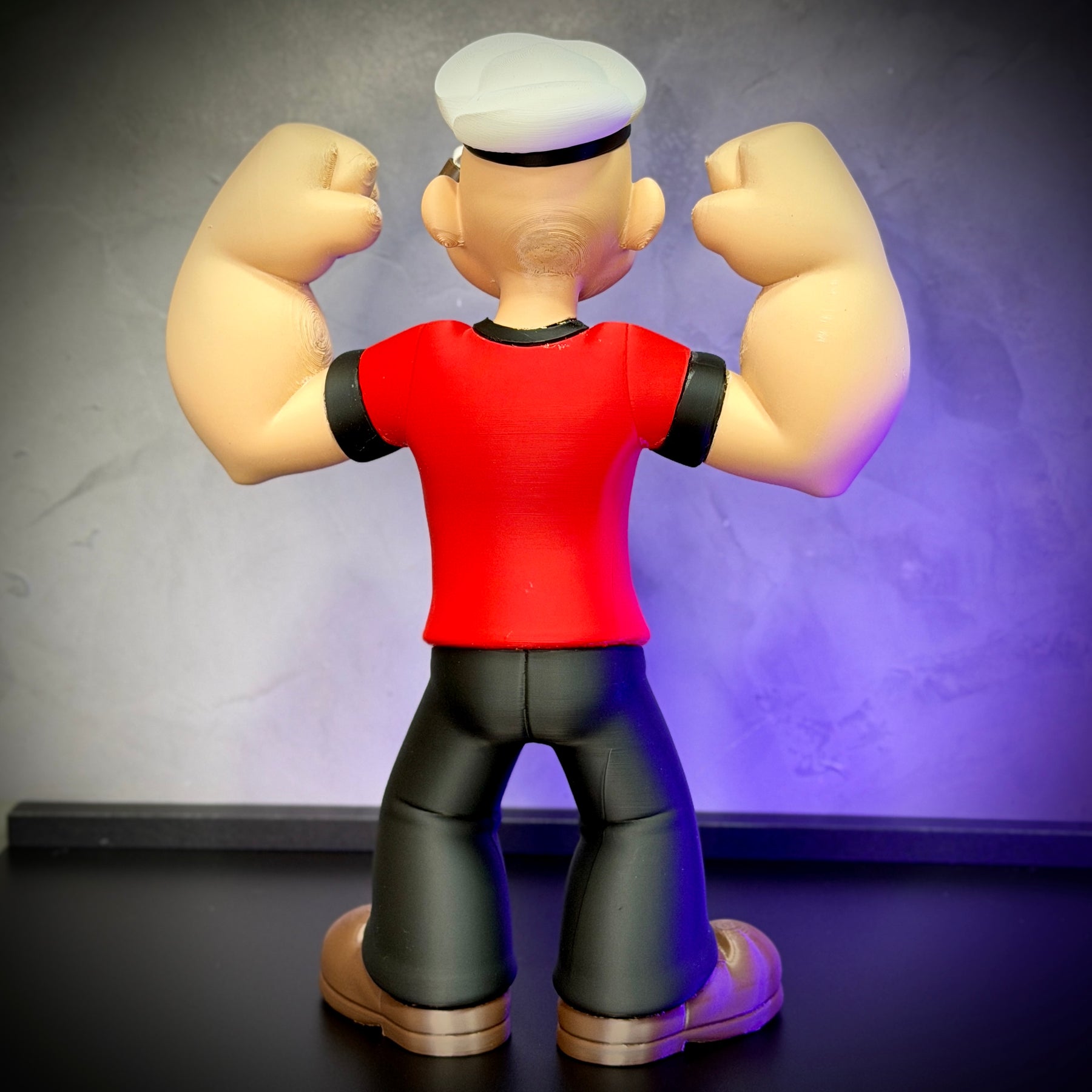 The Popeye  – ( Figure decorativa estilo Cartoon) Grande 37cm Premium de Luxo a mão, Pronta entrega