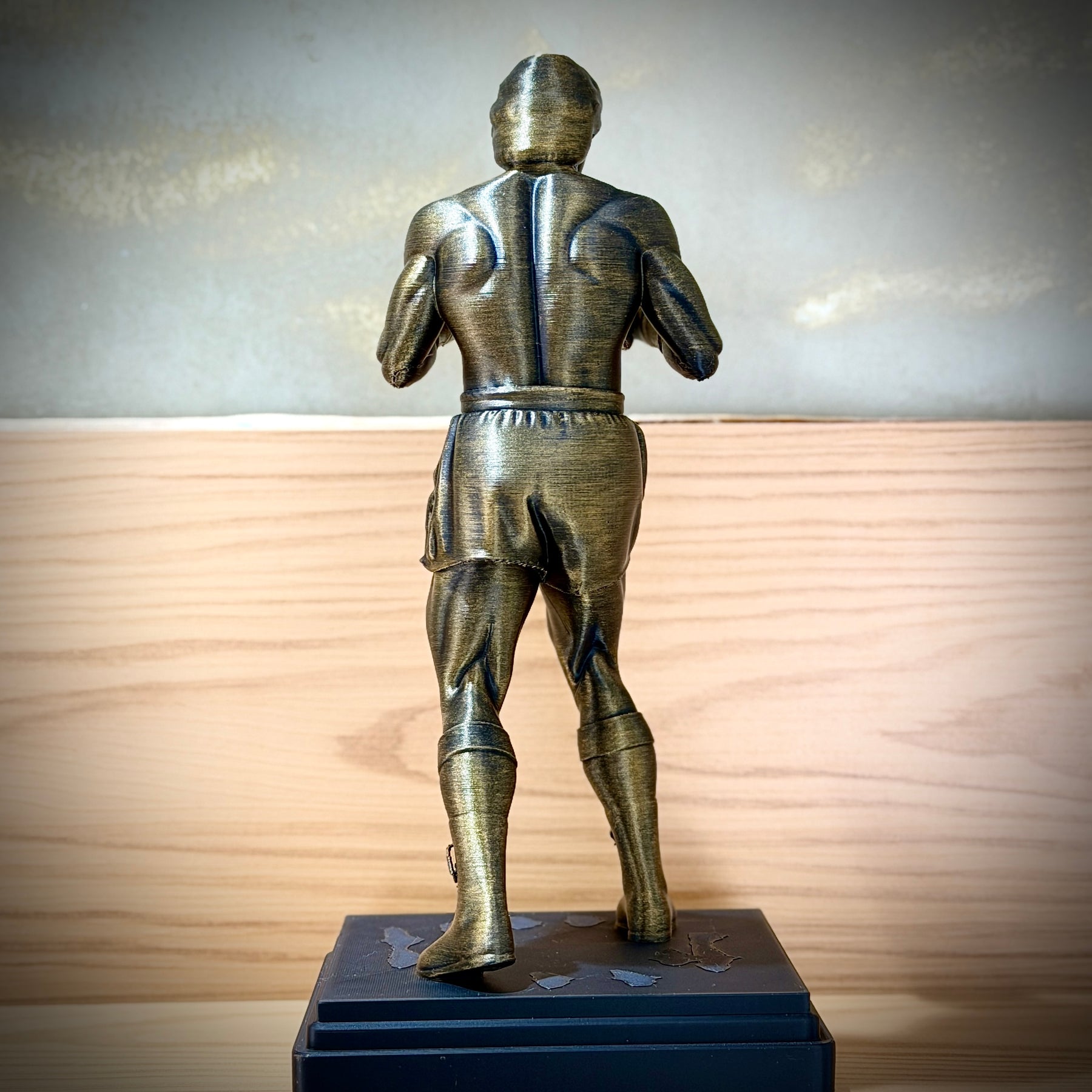 The Champion Rocky – ( Figure Rocky Balboa ) Premium Decorativo  de Luxo pintado a mão, Pronta entrega ORIGINAL.