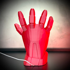 Luminária Arc Reactor Hand (Mão Homem de ferro LED) Premium de Luxo a mão, Pronta entrega