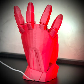 Luminária Arc Reactor Hand (Mão Homem de ferro LED) Premium de Luxo a mão, Pronta entrega