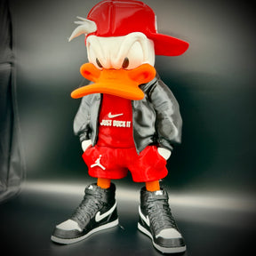 O Pato Donald Streetwise  – ( Figure decorativa estilo Cartoon) Premium de Luxo a mão, Pronta entrega