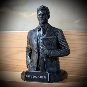The Lawyer Legacy ( Figure decorativa Profissoes: Advogado (a)  Premium Decorativo  de Luxo pintado a mão, Pronta entrega ORIGINAL.