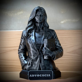 The Lawyer Legacy ( Figure decorativa Profissoes: Advogado (a)  Premium Decorativo  de Luxo pintado a mão, Pronta entrega ORIGINAL.