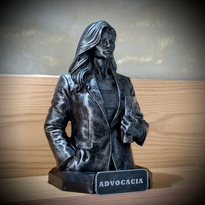 The Lawyer Legacy ( Figure decorativa Profissoes: Advogado (a)  Premium Decorativo  de Luxo pintado a mão, Pronta entrega ORIGINAL.