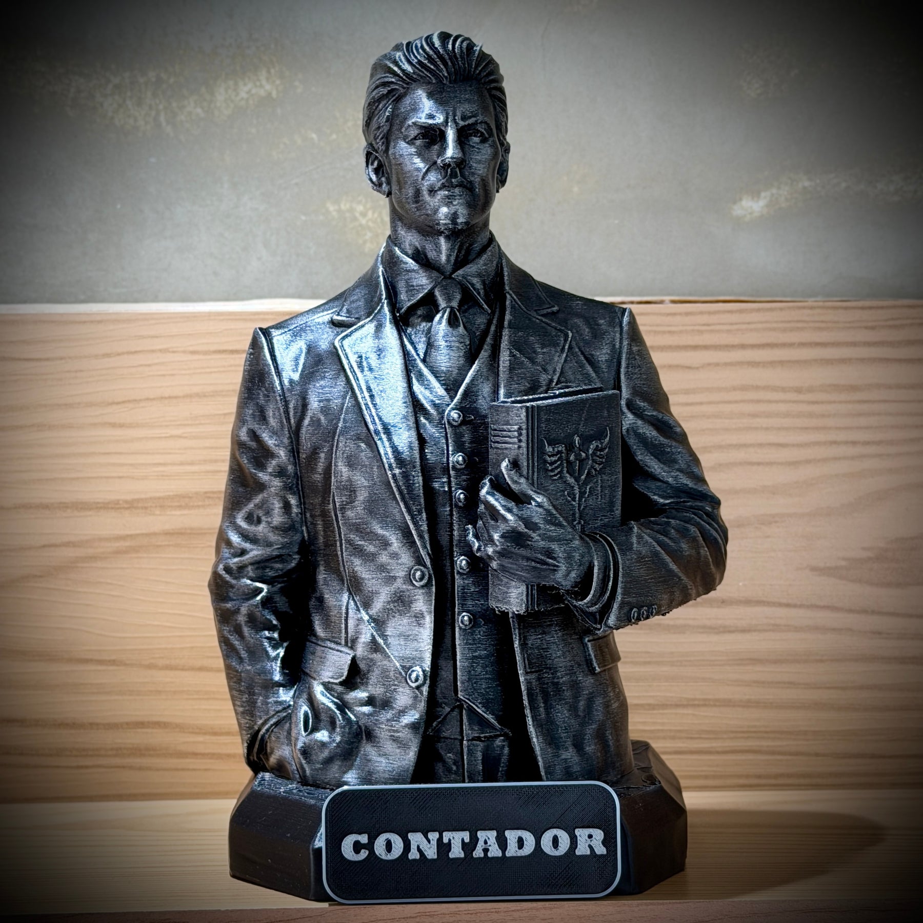 The Counter Legacy ( Figure decorativa Profissoes: Contador(a) )  Premium Decorativo  de Luxo pintado a mão, Pronta entrega ORIGINAL