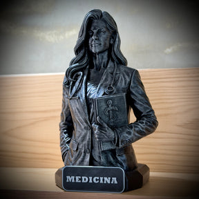 The Medicine Legacy ( Figure decorativa Profissoes: Medicina)  Premium Decorativo  de Luxo pintado a mão, Pronta entrega ORIGINAL
