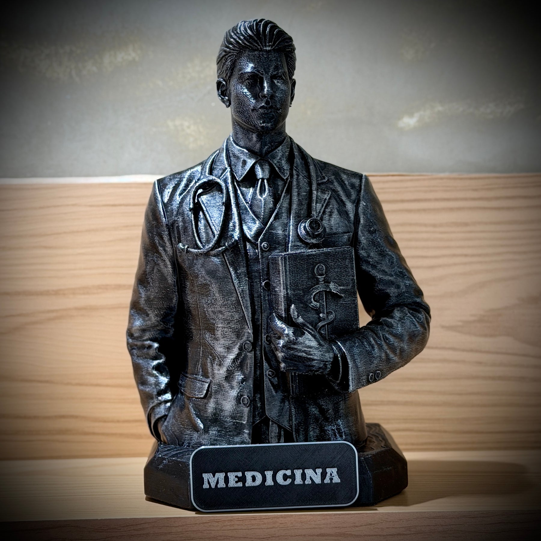 The Medicine Legacy ( Figure decorativa Profissoes: Medicina)  Premium Decorativo  de Luxo pintado a mão, Pronta entrega ORIGINAL