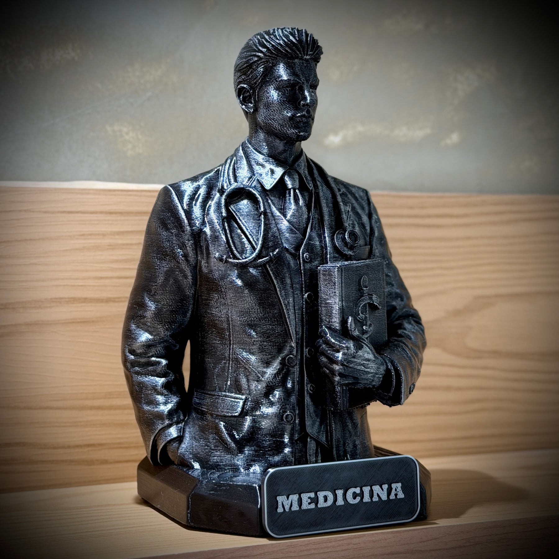 The Medicine Legacy ( Figure decorativa Profissoes: Medicina)  Premium Decorativo  de Luxo pintado a mão, Pronta entrega ORIGINAL