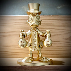 The McDuck Toten – ( Toten Tio Patinhas Dourado) Premium Decorativo  de Luxo pintado a mão, Pronta entrega ORIGINAL.
