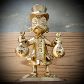 The McDuck Toten – ( Toten Tio Patinhas Dourado) Premium Decorativo  de Luxo pintado a mão, Pronta entrega ORIGINAL.
