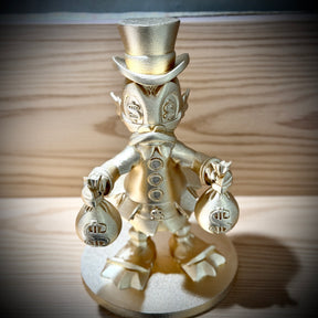The McDuck Toten – ( Toten Tio Patinhas Dourado) Premium Decorativo  de Luxo pintado a mão, Pronta entrega ORIGINAL.
