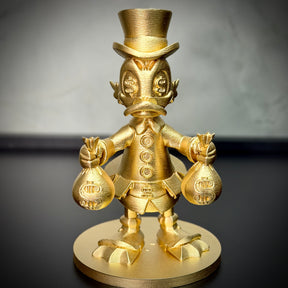 The McDuck Toten – ( Toten Tio Patinhas Dourado) Premium Decorativo  de Luxo pintado a mão, Pronta entrega ORIGINAL.