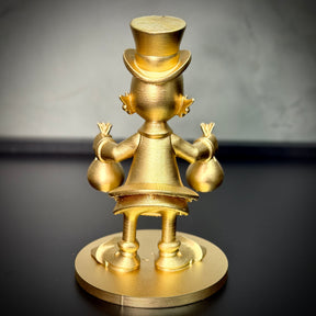 The McDuck Toten – ( Toten Tio Patinhas Dourado) Premium Decorativo  de Luxo pintado a mão, Pronta entrega ORIGINAL.