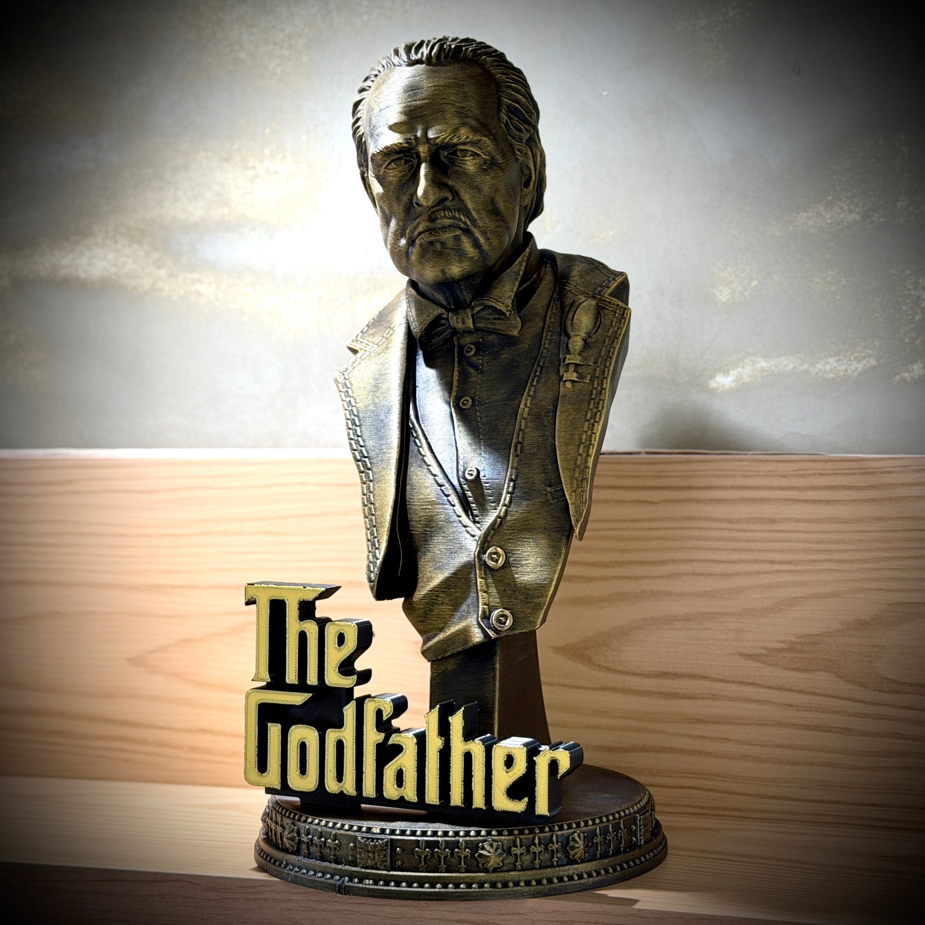 The Godfather – ( Figure de luxo O Poderoso chefão) Premium Decorativo  de Luxo pintado a mão, Pronta entrega ORIGINAL.