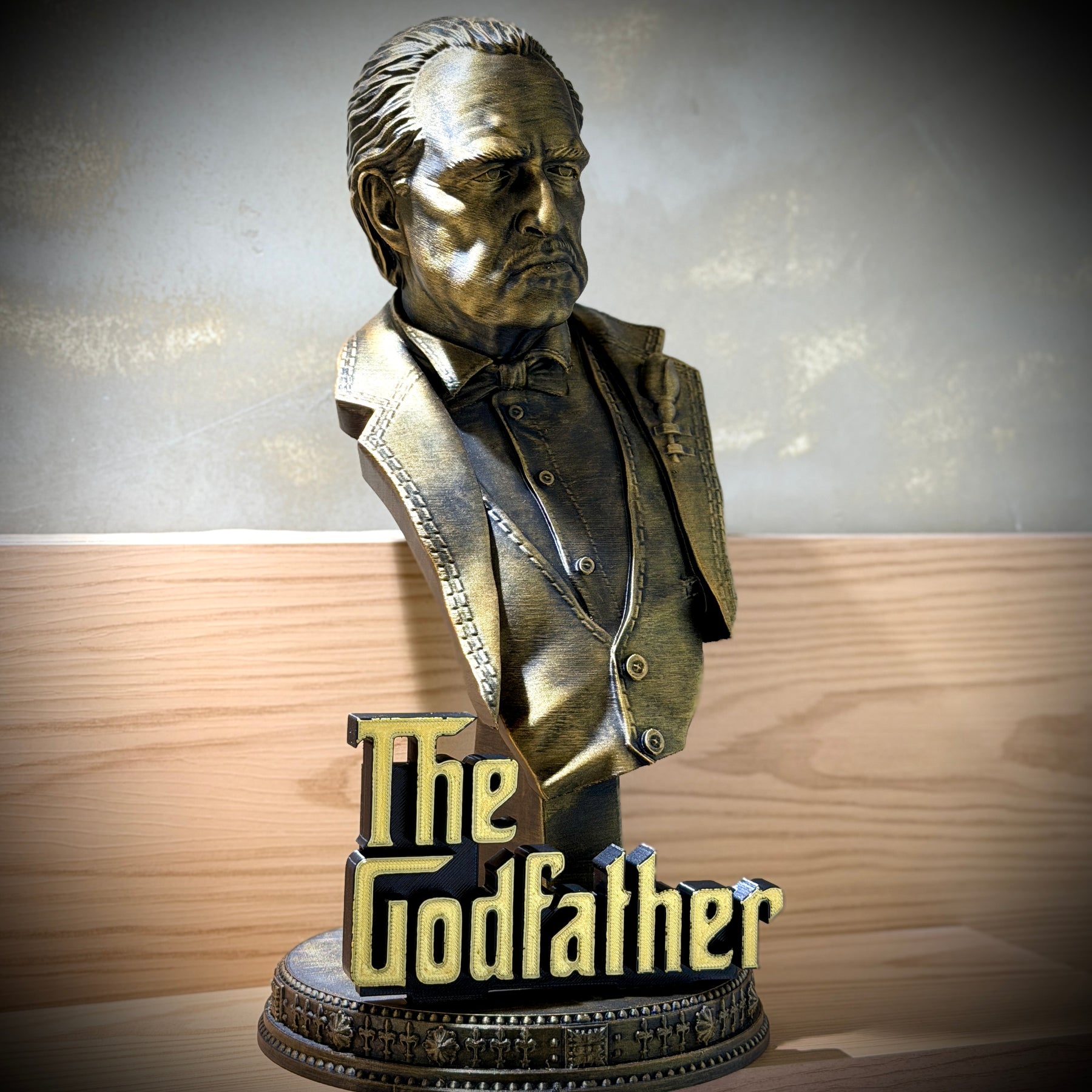 The Godfather – ( Figure de luxo O Poderoso chefão) Premium Decorativo  de Luxo pintado a mão, Pronta entrega ORIGINAL.