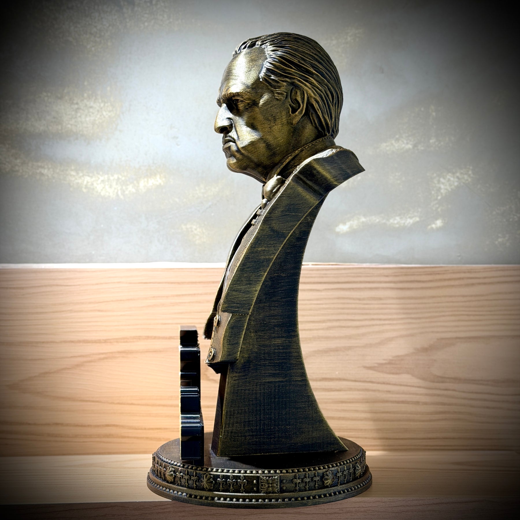 The Godfather – ( Figure de luxo O Poderoso chefão) Premium Decorativo  de Luxo pintado a mão, Pronta entrega ORIGINAL.