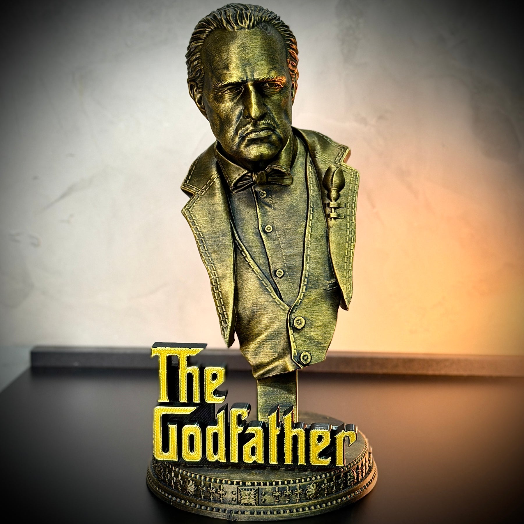 The Godfather – ( Figure de luxo O Poderoso chefão) Premium Decorativo  de Luxo pintado a mão, Pronta entrega ORIGINAL.
