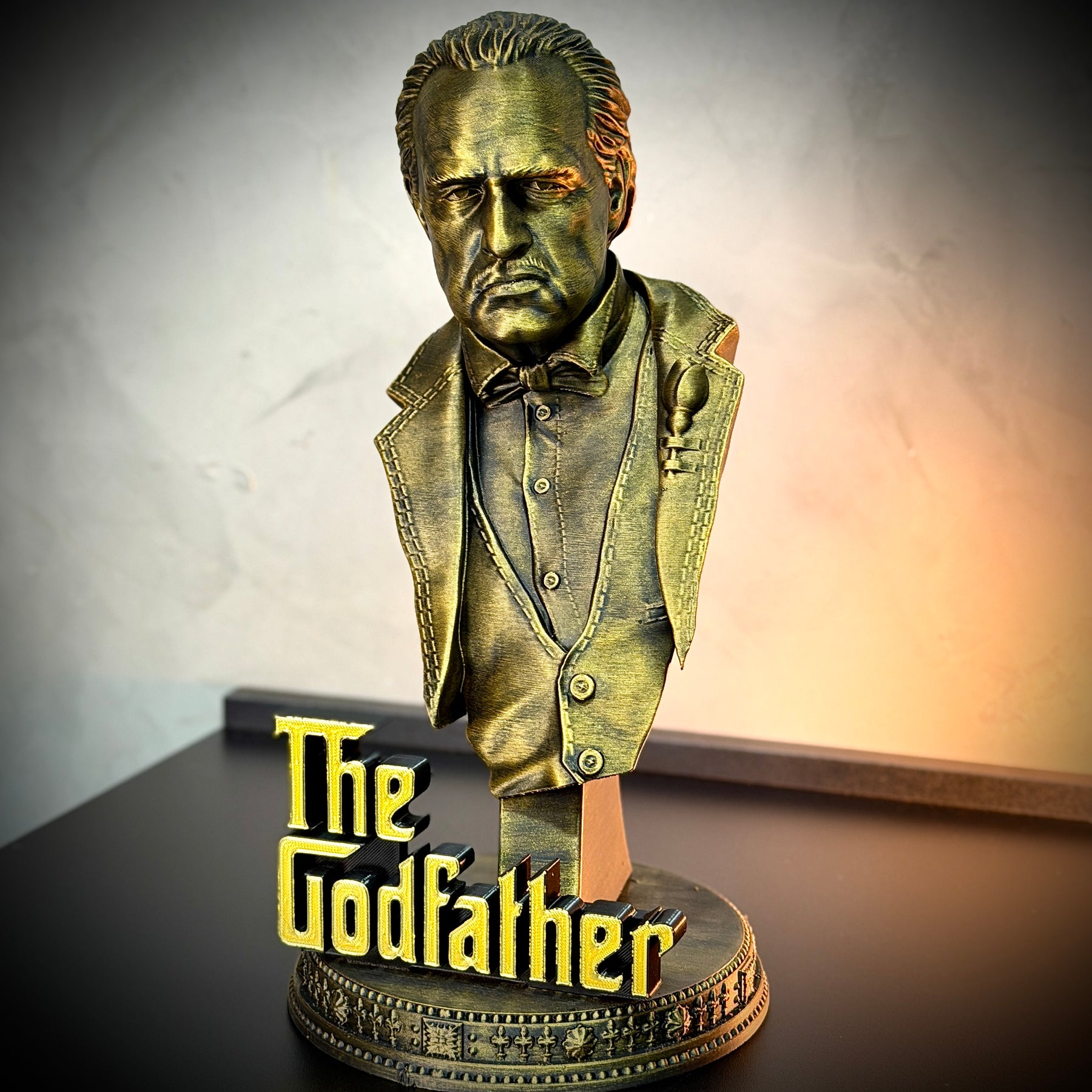 The Godfather – ( Figure de luxo O Poderoso chefão) Premium Decorativo  de Luxo pintado a mão, Pronta entrega ORIGINAL.