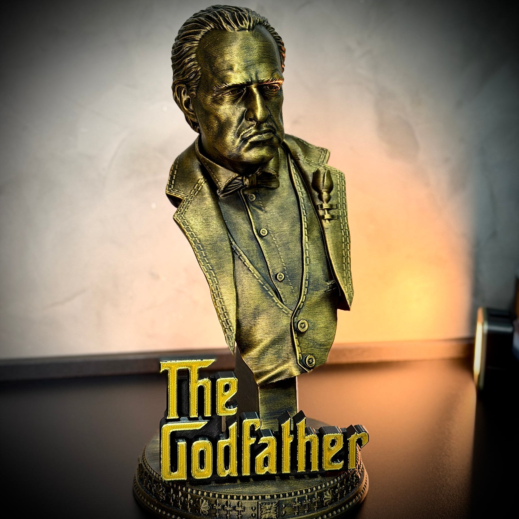 The Godfather – ( Figure de luxo O Poderoso chefão) Premium Decorativo  de Luxo pintado a mão, Pronta entrega ORIGINAL.
