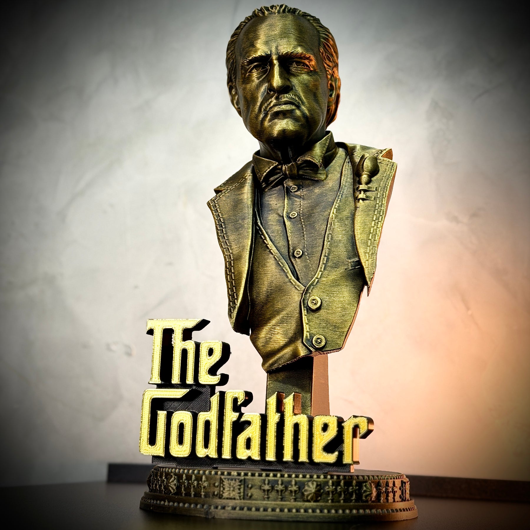 The Godfather – ( Figure de luxo O Poderoso chefão) Premium Decorativo  de Luxo pintado a mão, Pronta entrega ORIGINAL.